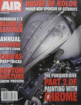 Airbrush Action Magazine, December 2004, Canvas Prep Tricks