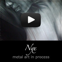 Nyx metal art nude by A.D. Cook Video