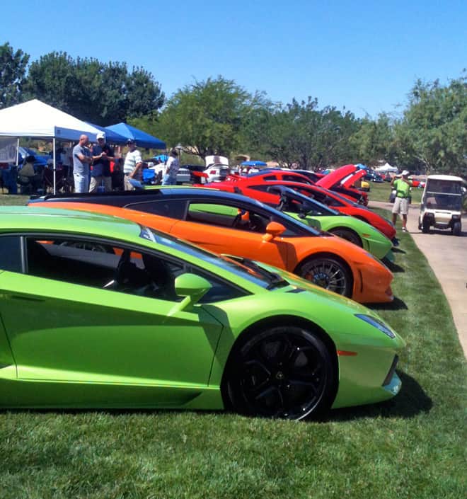Lamborghinis at Father's Day Car Show, Henderson, NV 2012