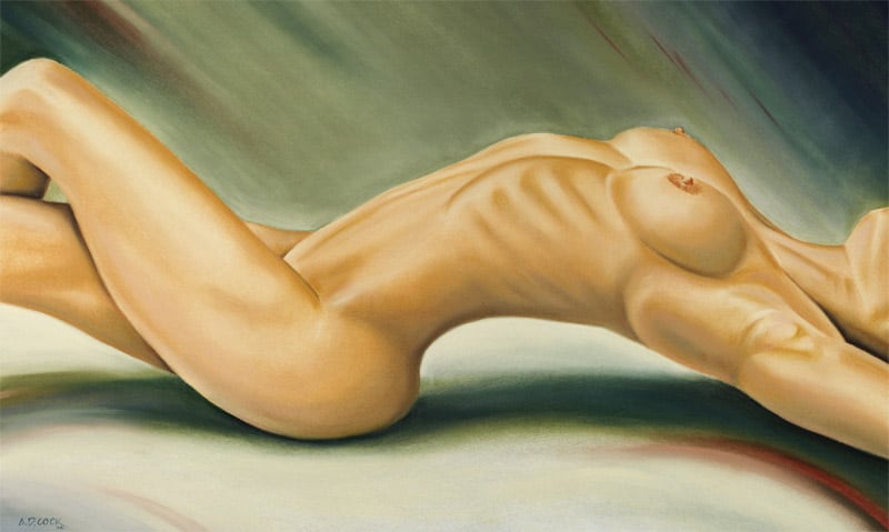 FERMATA pastel art nude by A.D. Cook, 2002