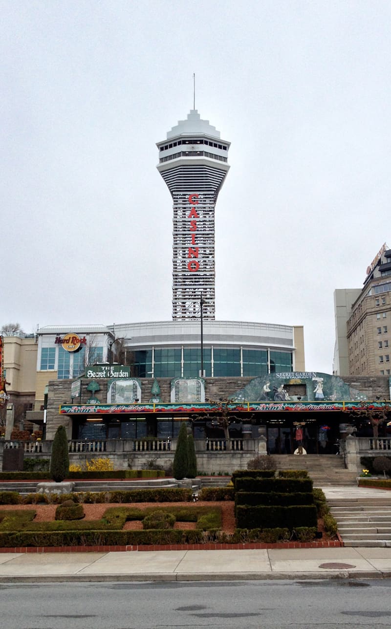Hard Rock CasinoTower at Niagara Falls, Canada 2013.