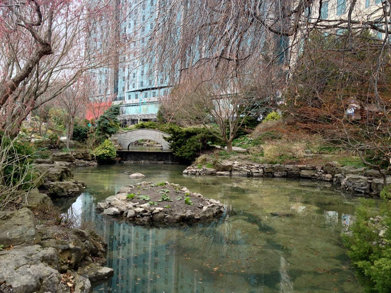 Canada Park Pond at Canada Midway, Niagara Falls, Canada 2013.