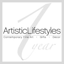 Celebrating 1 year at ArtisticLifestyles for A.D. Cook art