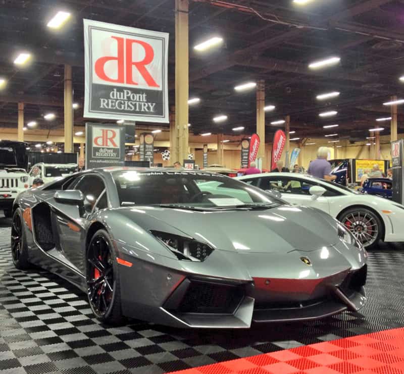 Lamborghinis in the duPont Registry display, Las Vegas, NV 2013.