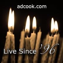 ADCook.com - celebrating 17 years - online since 1996