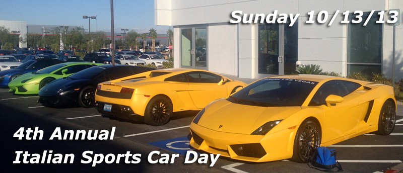 4th Annual Italian Sports Car Day, Las Vegas, NV