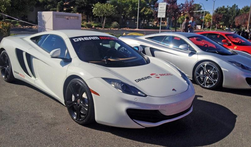 White McLaren at Italian Sports Car Day 2013, Las Vegas, NV