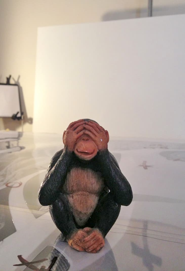 Art Monkey at A.D. Cook art studio, Las Vegas, NV