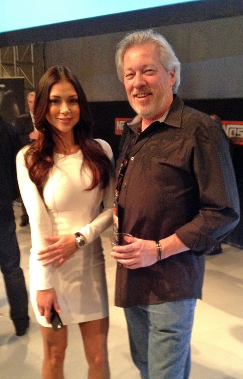 Arianny Celeste and A.D. Cook at UFC Party, Las Vegas