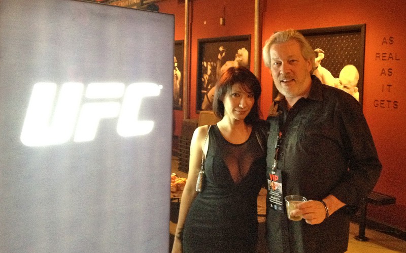 Suzy Friton and A.D. Cook at UFC Party, Las Vegas, NV