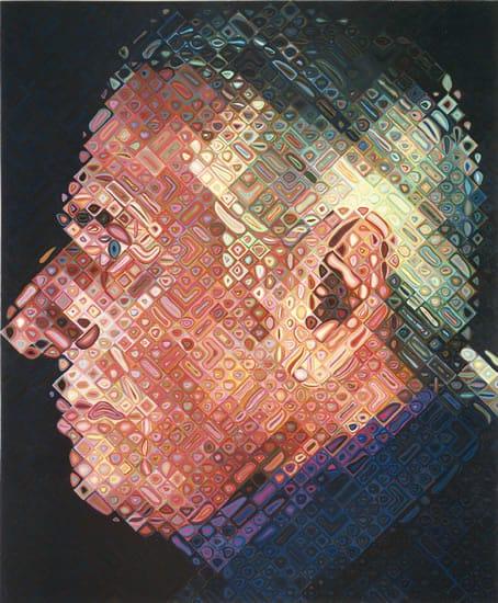 Paul IV painting by Chuck Close