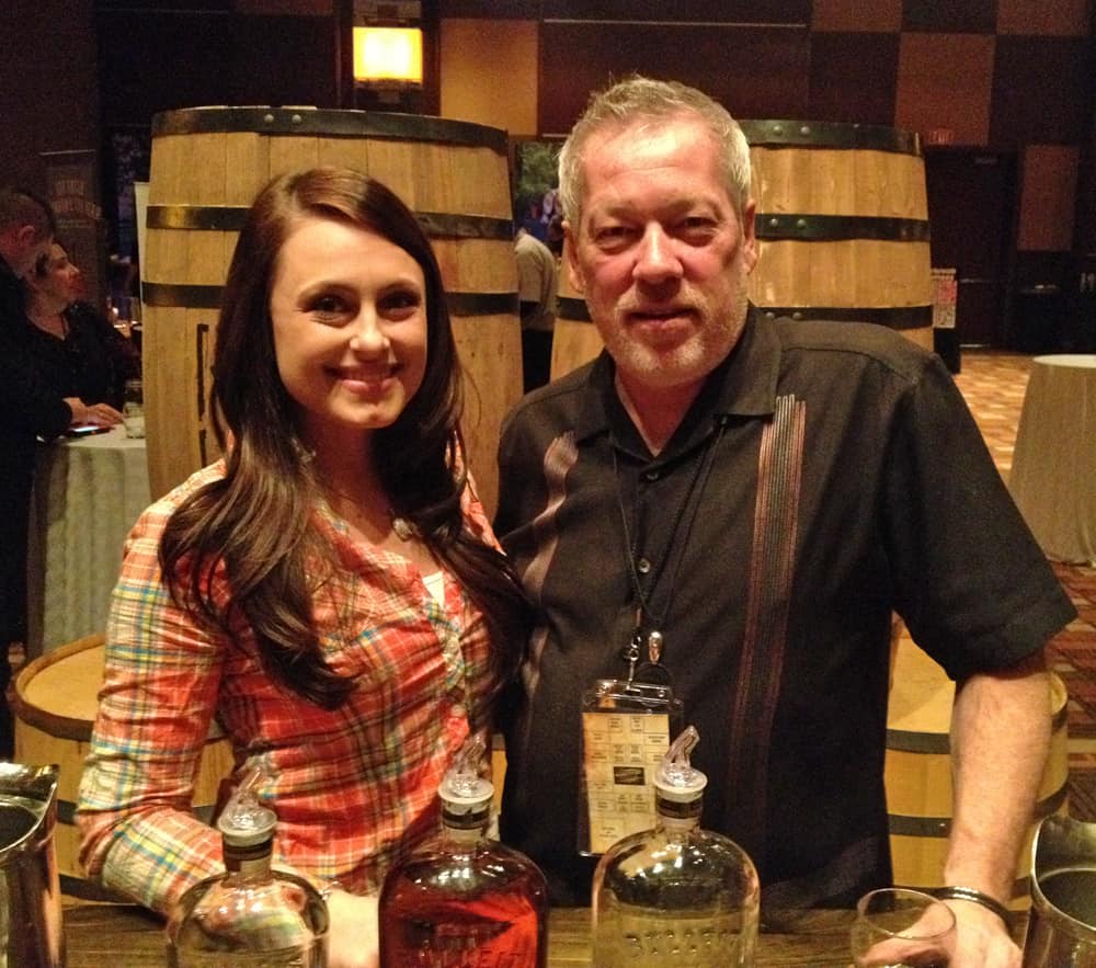 WhiskeyFest 2014 - Dickel Whiskey Girl and A.D. Cook, Las Vegas, NV.