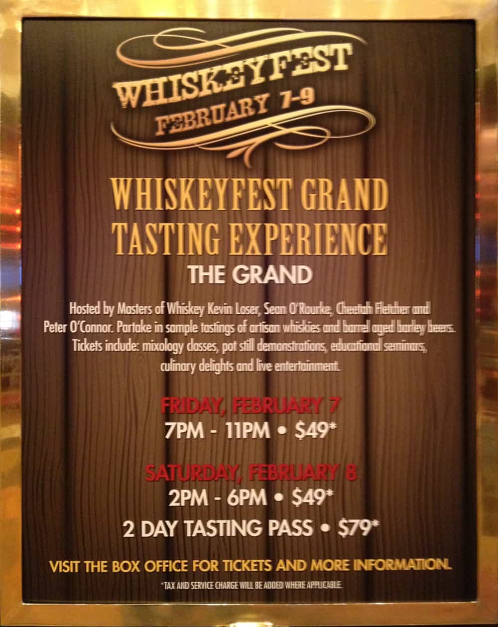 WhiskeyFest at the Golden Nugget Grand Ballroon, Las Vegas, 2014