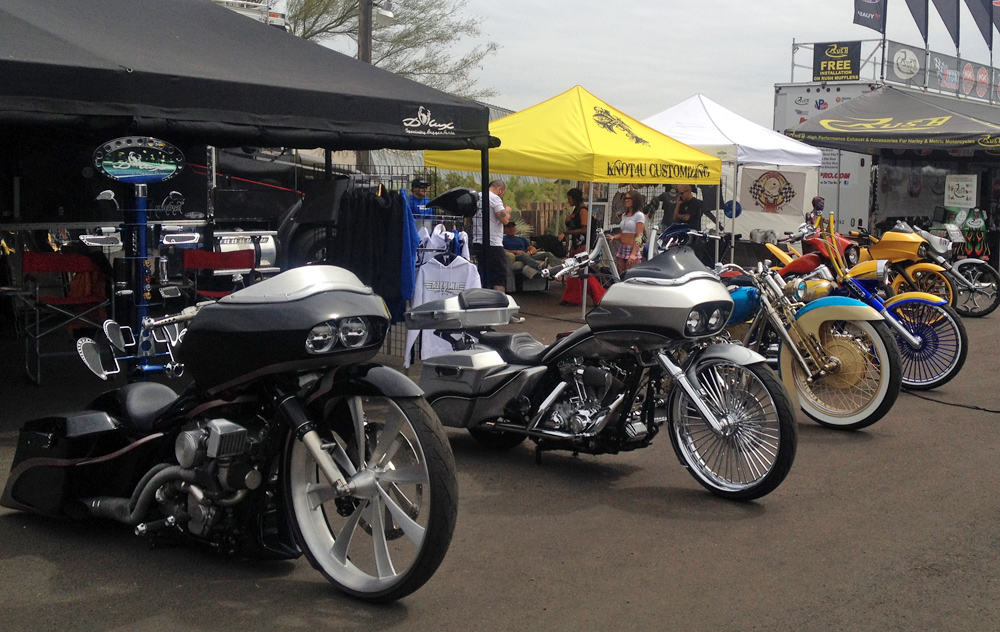 Baggers at Arizona Bike Week 2014