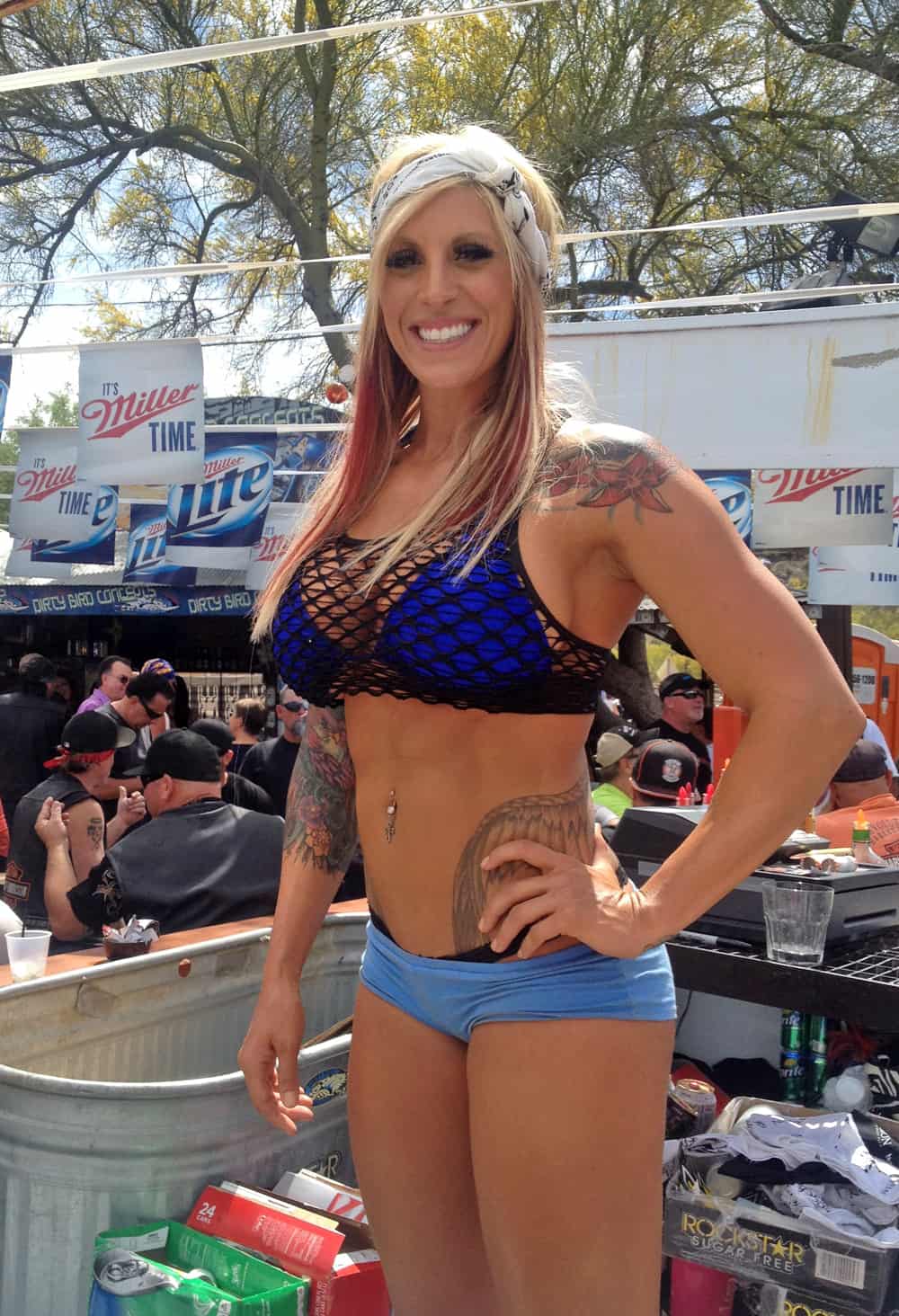 Bike Week Bar Babe at The Hideaway, Cave Creek, AZ