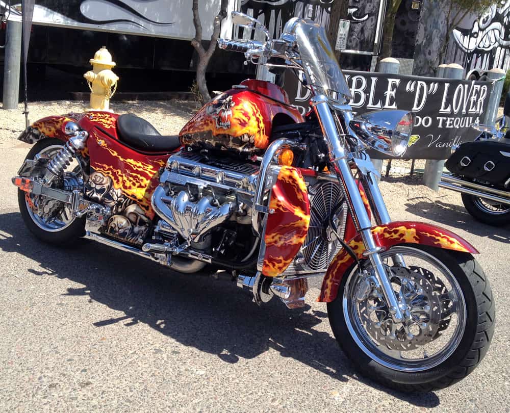 Boss Hoss V8 Bike at AZ Bike Week, Cave Creek, AZ 2014