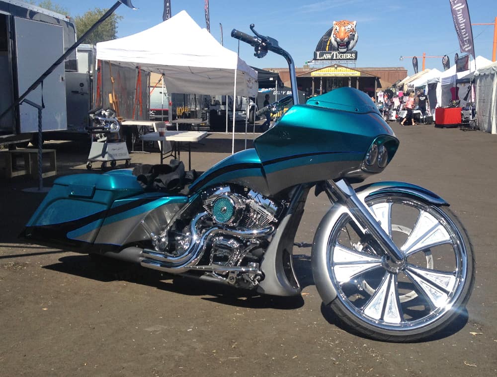 MRI Bagger at AZ Bike Week 2014, Cave Creek, AZ