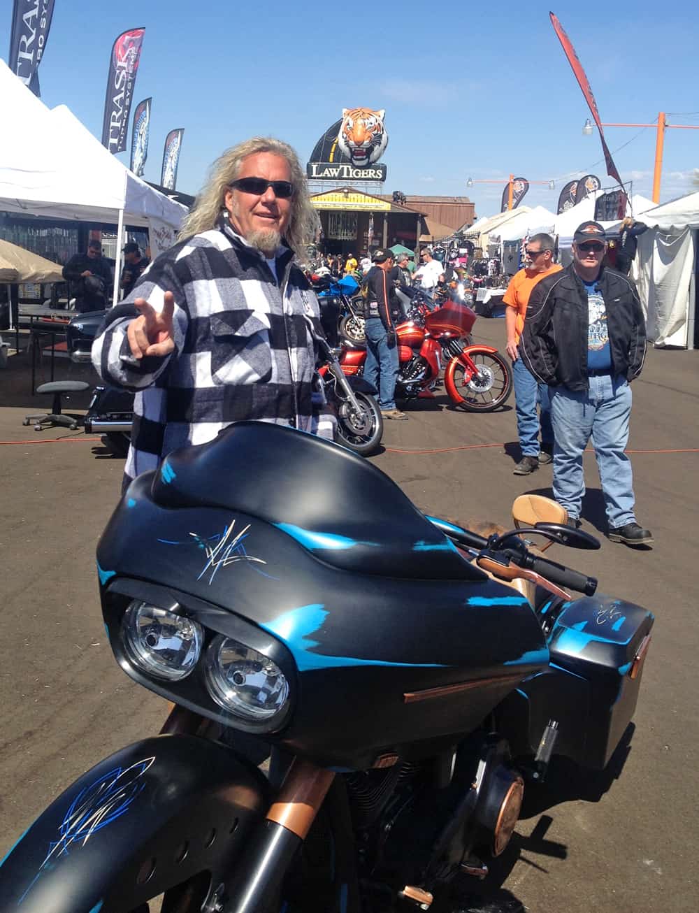 Mark at Cave Creek Tap Haus - Bike Week 2014