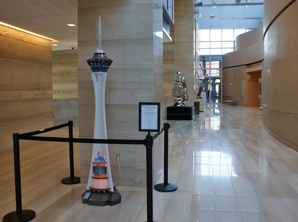 Stratosphere Scale Model at City Hall, Las Vegas, NV