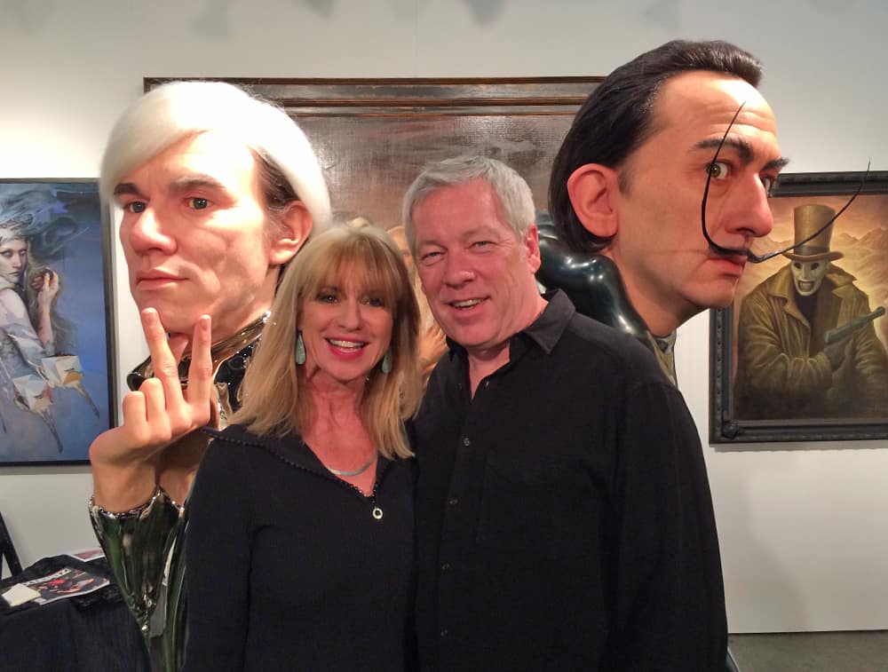 LA ART Show 2015 - Andy Warhol, Beti Kristof, A.D. Cook and Salvador Dali