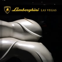 A.D. Cook St. Jude statue at Lamborghini Las Vegas