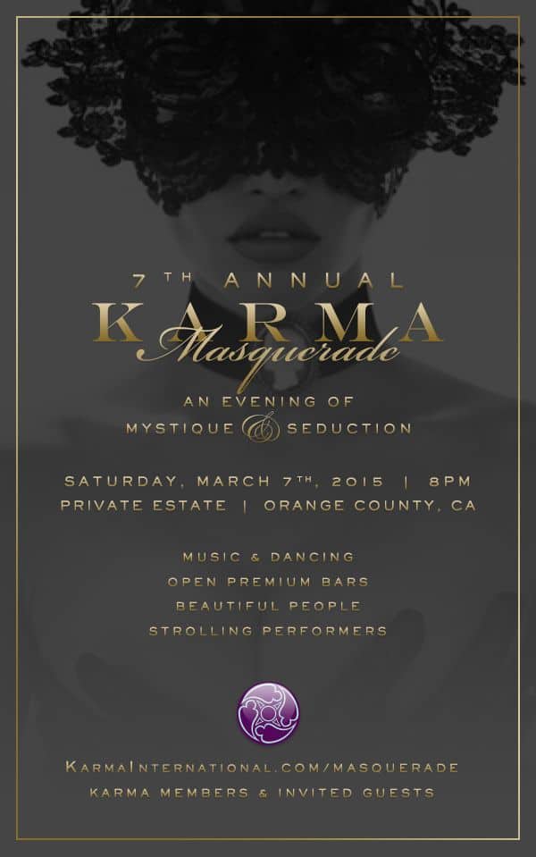 7th Annual Karma Masquerade Party 2015