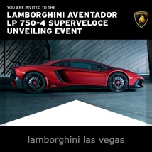 Lamborghin Aventador LP750-4 Unveiling, Las Vegas, NV