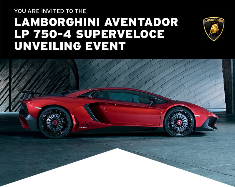 Lamborghini Aventador LP750-4 SV