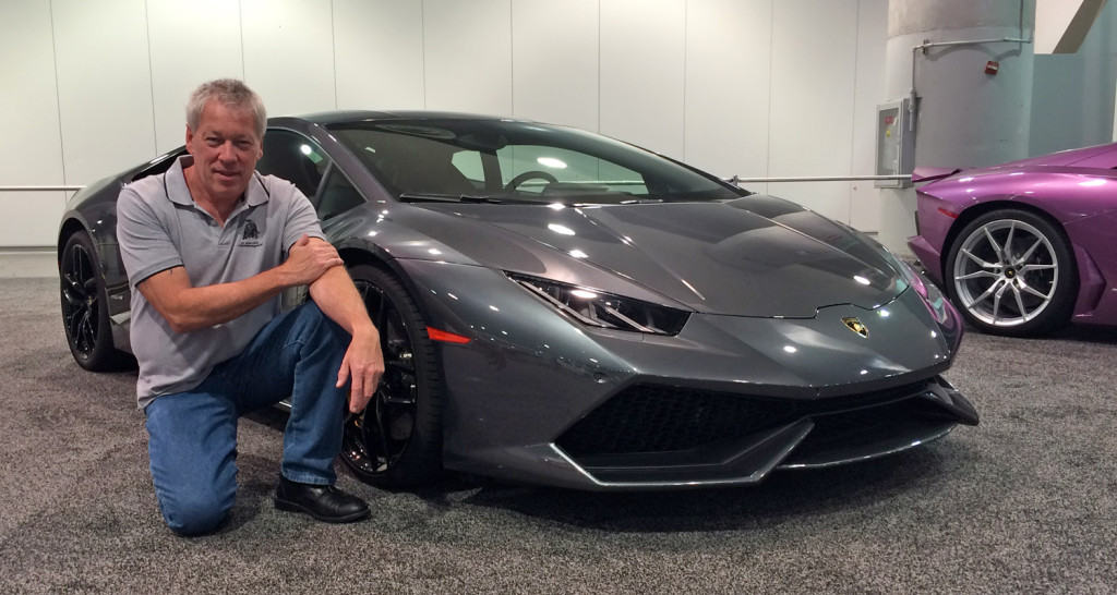 Motor Trend Auto Show - A.D. Cook with Lamborghini Huracan, Las Vegas, NV 2015