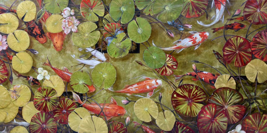 Zen Pond by Beti Kristof