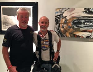 Motorcycle Artist A.D. Cook and Photographer Michael Lichter