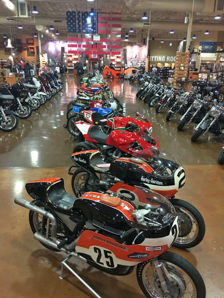 Harley-Davidson Race Bikes at Red Rock Harley-Davidson, Las Vegas