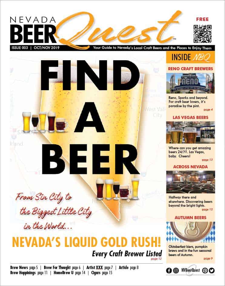 Nevada Beer Quest #003 Cover - 08/19/19