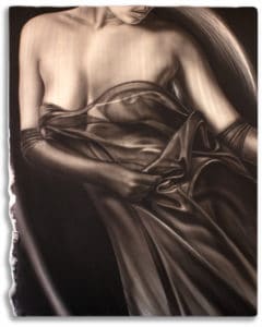 INFINITY figurative painting on metal by A.D. Cook