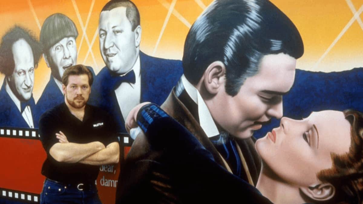 Hollywood Video Mural A.D. COOK, America's Artist at Large