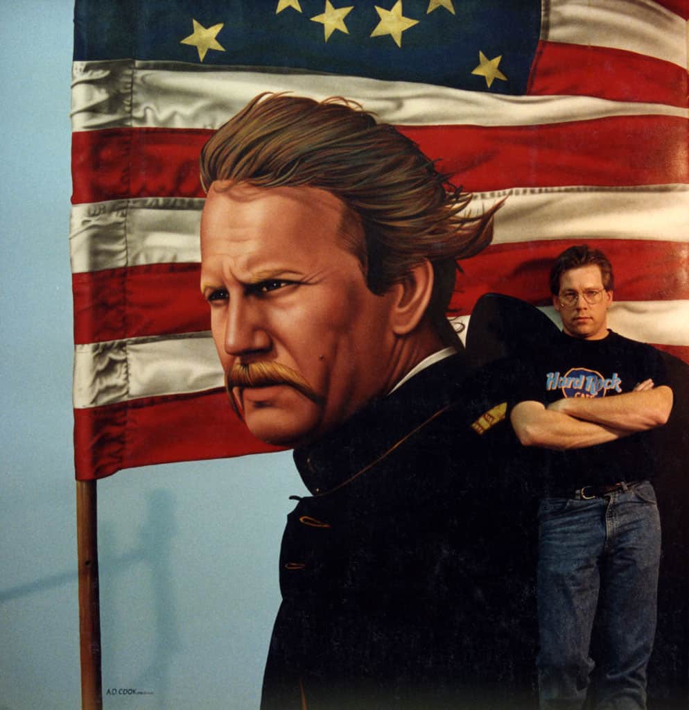 DANCES WITH WOLVES wall mural by A.D. Cook for Hollywood Video