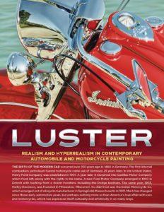 LUSTER EXHIBIT Tearsheet featuring Indian Summer by A.D. Cook