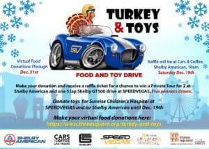 Turkey & Toys Food and Toy Drive, Sat Dec 19, 2020