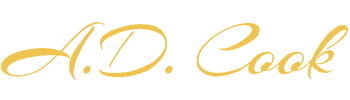 A.D. Cook Artist Script Logo