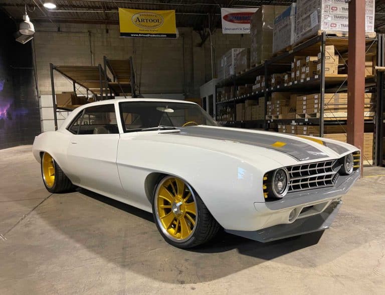 Custom Camero at Willy's Garage for The Show 2021