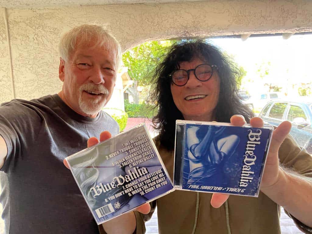 A.D. Cook with Paul Shortino - BlueDahlia debut album 2021