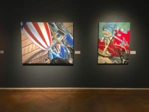 AMERICA and INDIAN SUMMER by A.D. Cook at Lyman Allyn Art Museum, New London, CT
