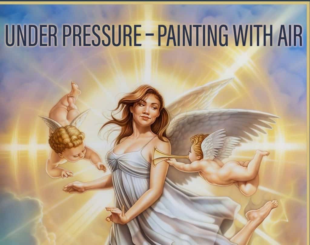 Under Pressure - Painting with Air - artork by Alan Pastana