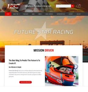 FutureStarRacing.com Home page screenshot 021822