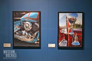 Motorcycle Art Luster Exhibit at the Museum of the Rockies