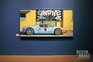 Ford GT Painting at Luster Exhibit at the Museum of the Rockies