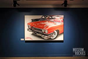 Cadillac Automotive Art at Luster Exhibit at the Museum of the Rockies