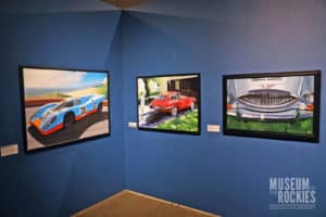 Automotive Art at Luster Exhibit at the Museum of the Rockies