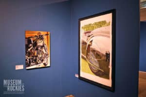 Motorcycle and Automotive Art Luster Exhibit at the Museum of the Rockies