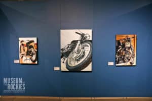 Motorcycle Art Luster Exhibit at the Museum of the Rockies